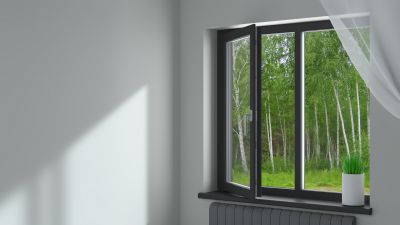 Interior View of a Modern Window